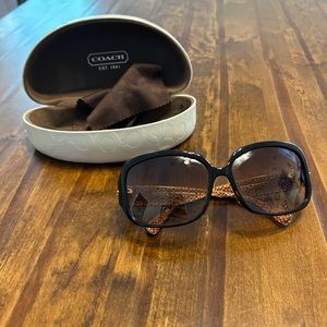 Coach Sunglasses + Case